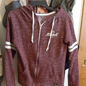 Light zip up hoodie
